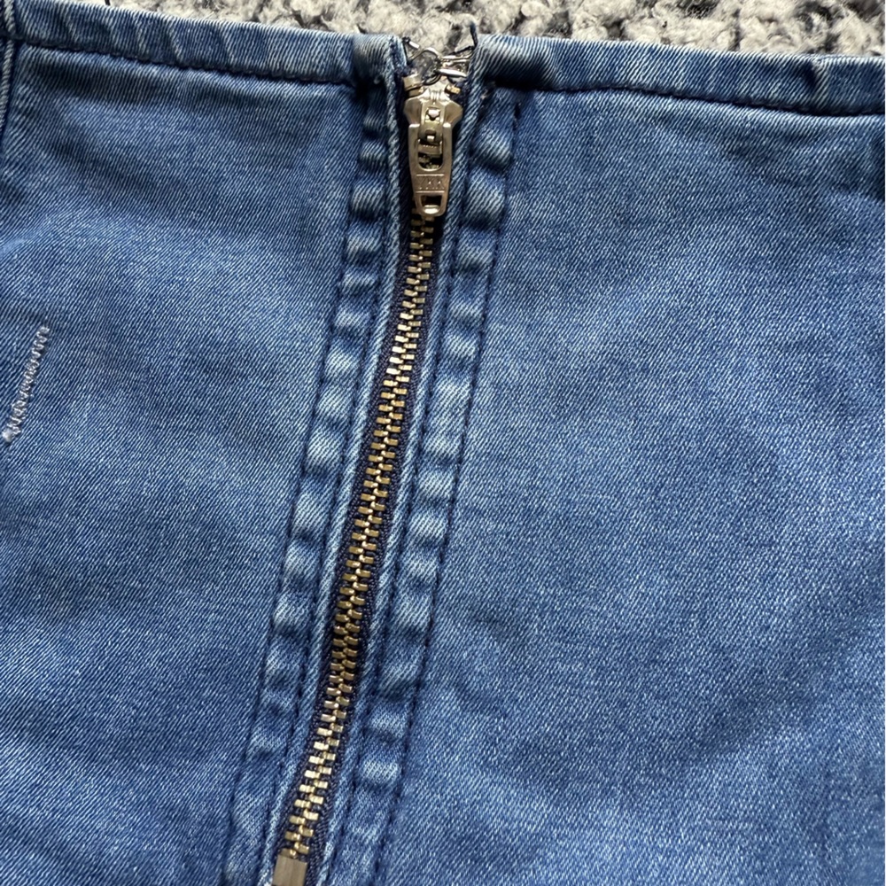 We The Free Highlands Denim Mini Skirt - Picture 5 of 7